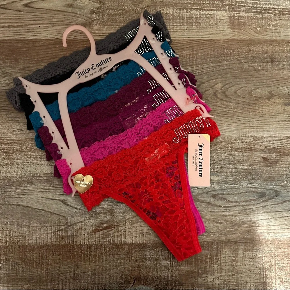Juicy Couture 7PCK Thongs